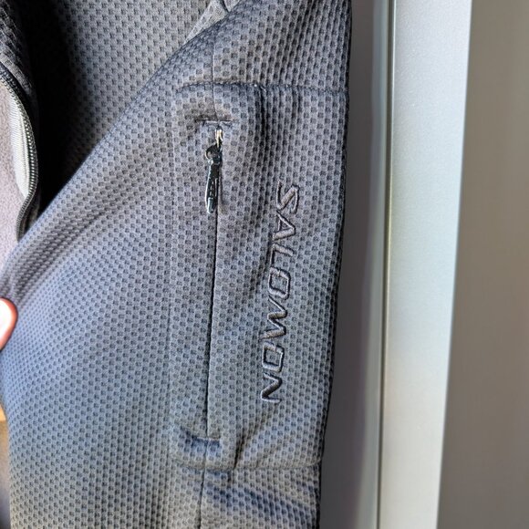 Salomon Jacket black size Men's small/women's Large - Picture 3 of 7